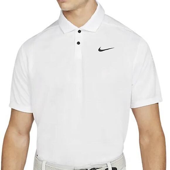 Nike Other - Nike Men’s Dri-Fit Vapor Plaid Golf Polo White & Black DA2969-100 Size XXL 2XL